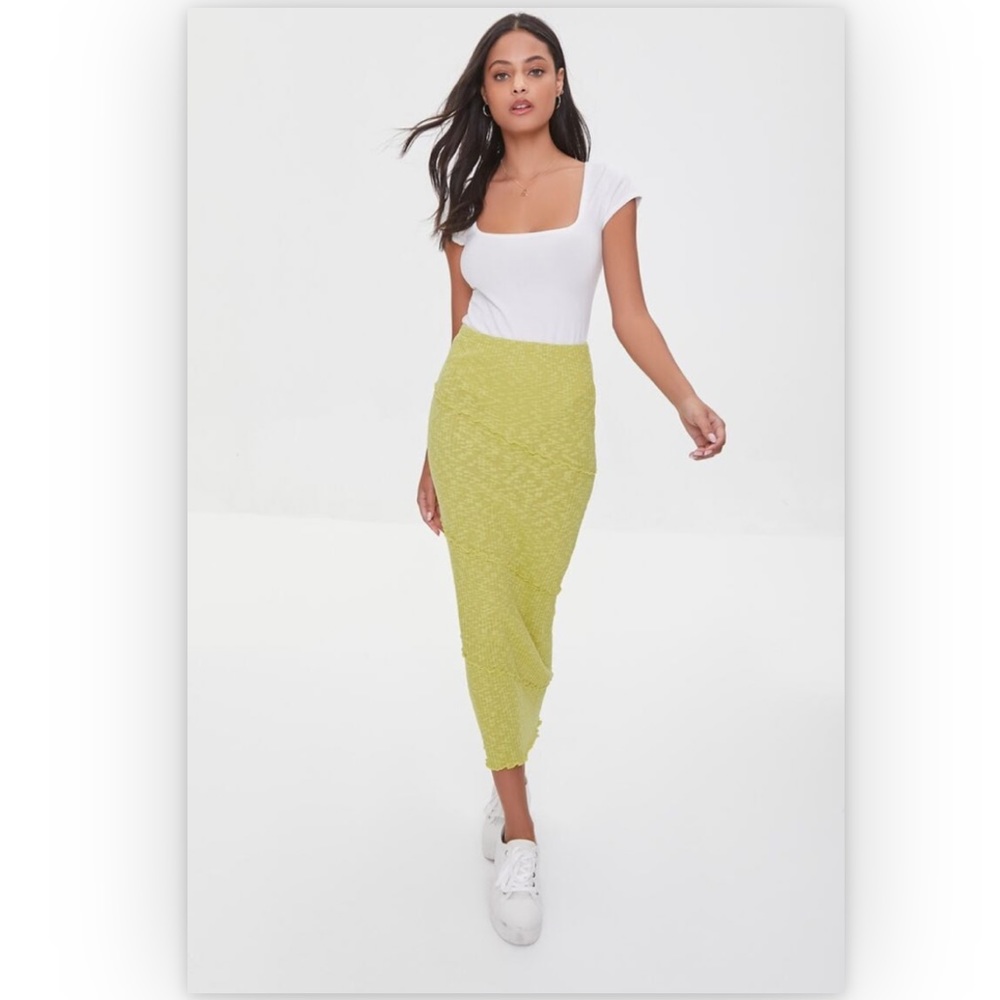 Green skirt